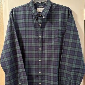 Used Denim & Supply Ralph Lauren Casual Long Sleeve Button Up Green Plaid XXL
